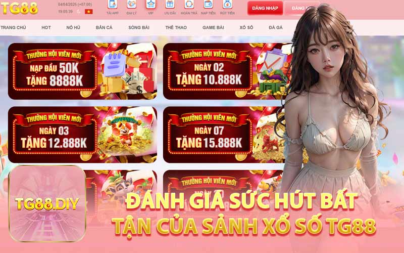 Đánh Giá Sức Hút Bất Tận Của Sảnh Xổ Số TG88