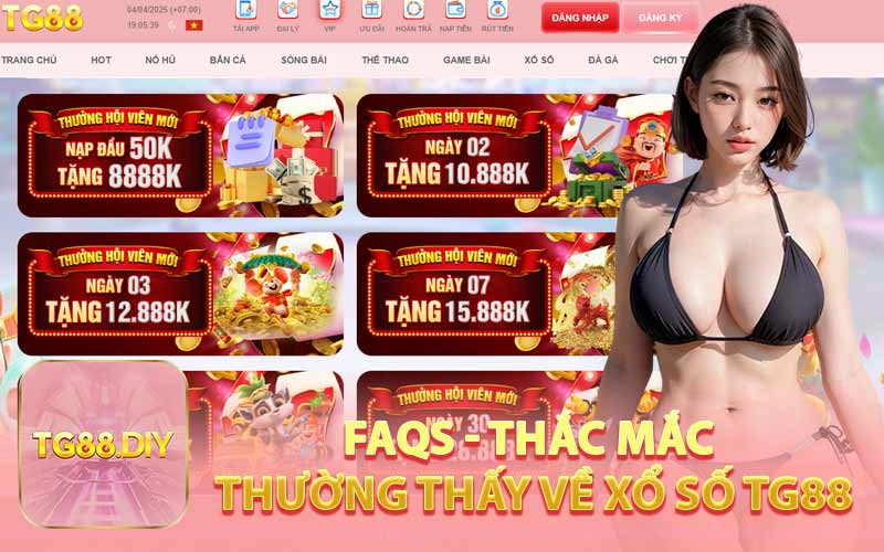 FAQs - Thắc Mắc Thường Thấy Về Xổ Số TG88